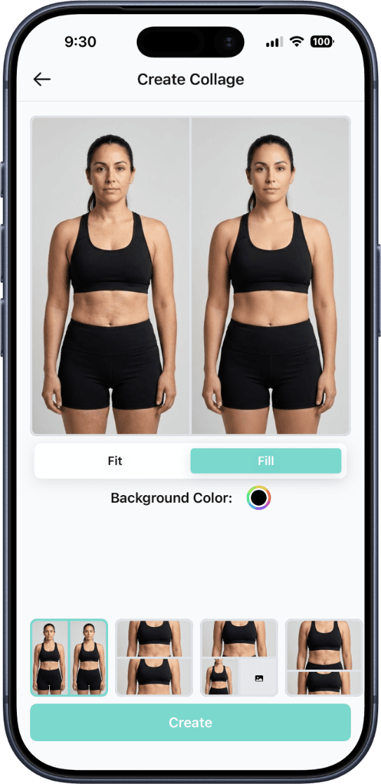 Create professional collages in seconds.